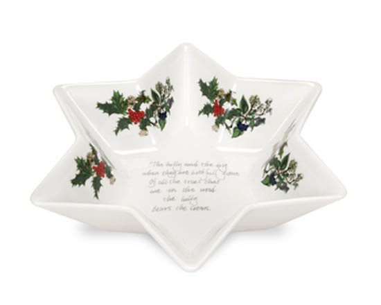 Portmeirion Pottery The Holly & The Ivy Deep Star Dish
