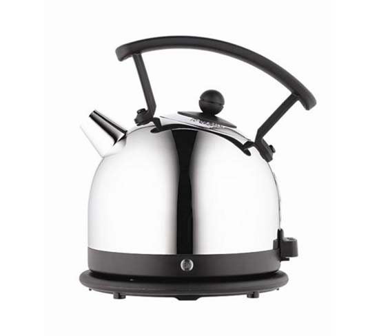 Dualit Dualit Classic Kettle | Polished Stainless Steel with Black Trim