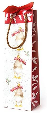 Wrendale Christmas Bottle Bag