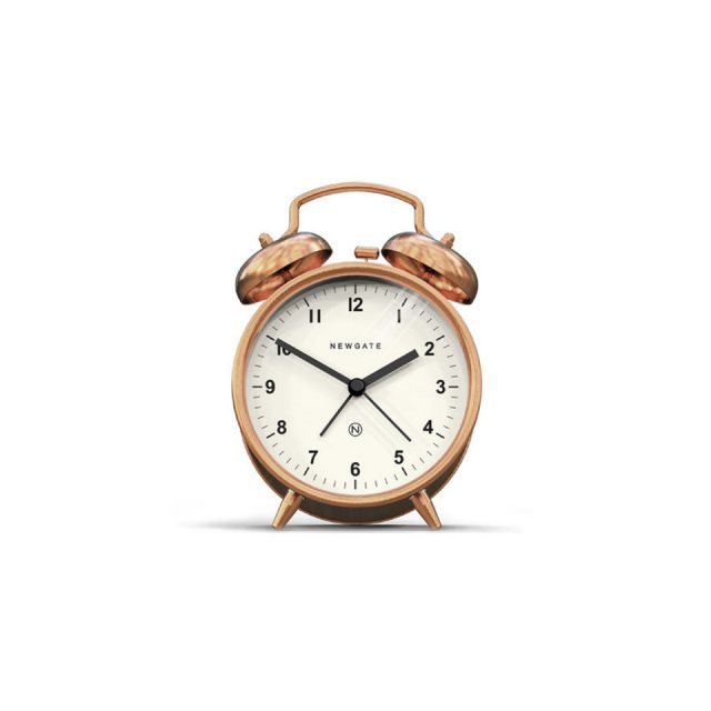 Newgate Leff Amsterdam Tube Clock Brass