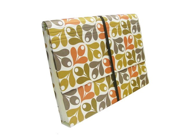 Orla Kiely Orla Kiely Set of 2 Mugs Block Flower Slate/Ochre