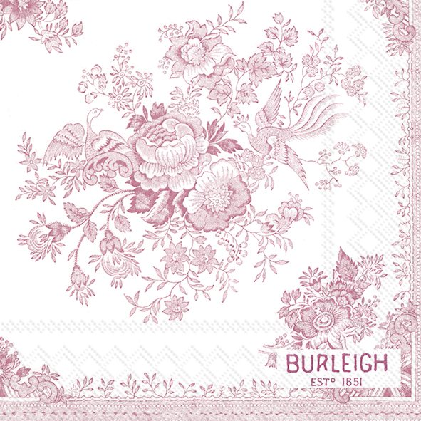 Burleigh Napkins Asiatic Pheasant Pink