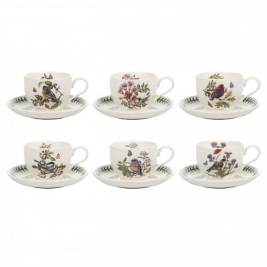 Portmeirion Botanic Garden Birds Tea Cup & Saucer