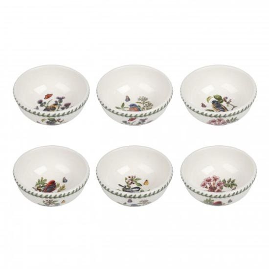 Portmeirion Pottery SECONDS Botanic Garden Oatmeal Bowl 6 Inch - No Guarantee of Flower Design