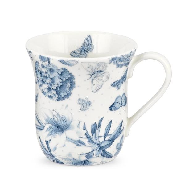 Portmeirion Pottery Botanic Garden Tea Cup & Saucer 7oz Drum