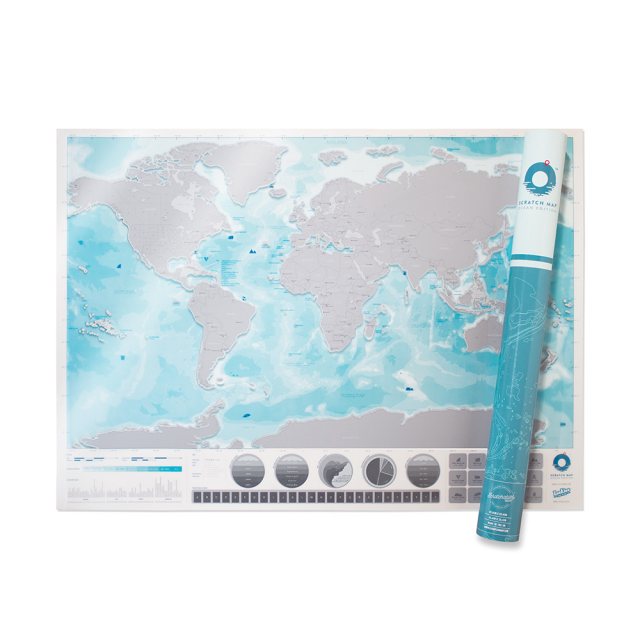 Luckies Scratch Map Ocean Edition