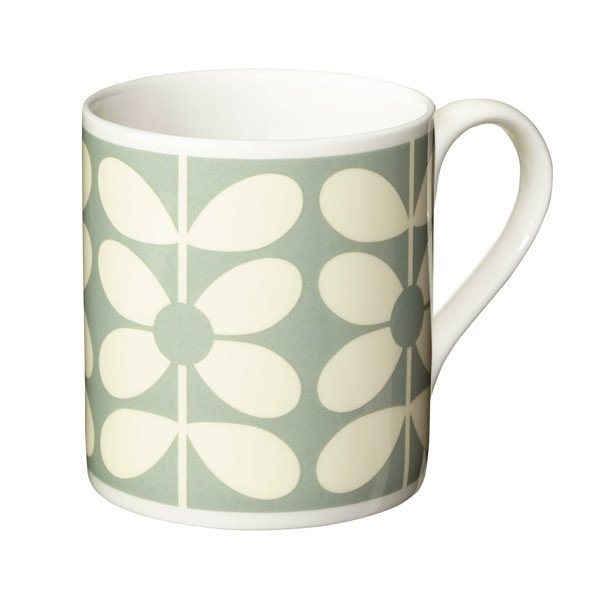 Orla Kiely Orla Kiely 60's Stem - Duck Egg Mug