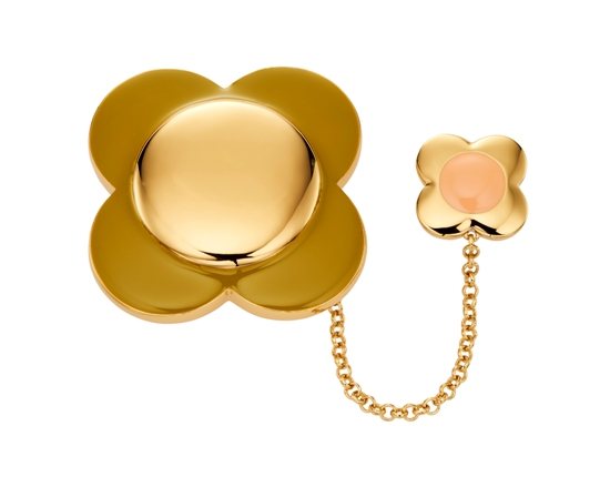 Orla Kiely Sophie Allport Bees Gold Plated Pendant Necklace