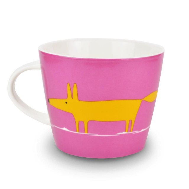 Scion Living Pink & Orange Mug  Mr Fox