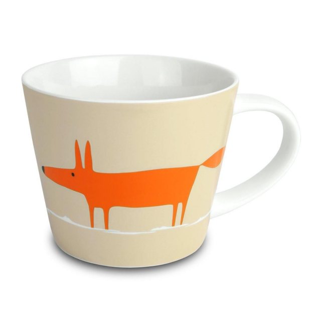 Scion Living Orange & Neutral Mug Mr Fox