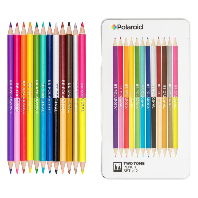 Polaroid D/C   Two-Tone Spectrum Pencil Set