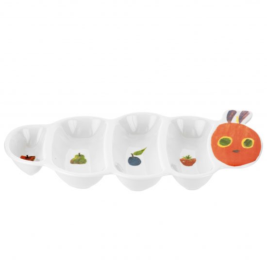 Portmeirion Pottery D/C   The Very Hungry Caterpillar Caterpillar Shaped Party Plate