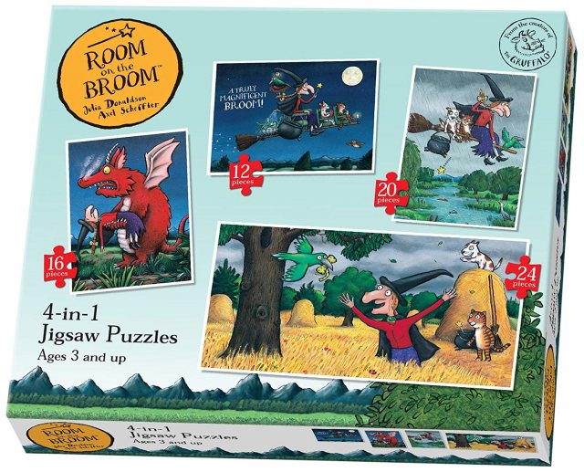 Room On The Broom 4 In 1 Puzzle