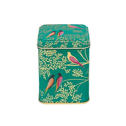 Sara Miller Green Birds Mini Rectangular Tin