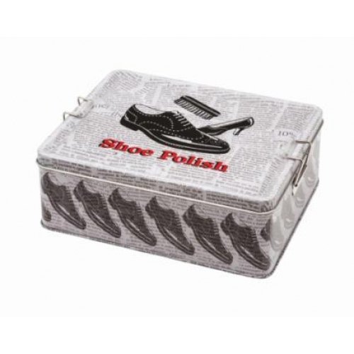 Shoe Polish Latch Tin