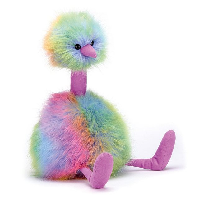 Jellycat Soft Toys Albetta Mini Rainbow Print Muslin Crossover Dress