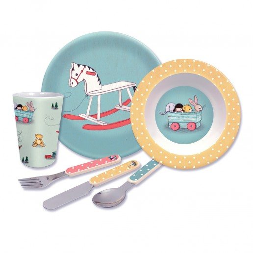 Belle & Boo Toy Box 6 Piece Melamine Set