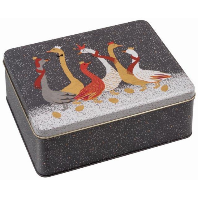 Sara Miller London Sara Miller Midnight Leopard Biscuit Barrel