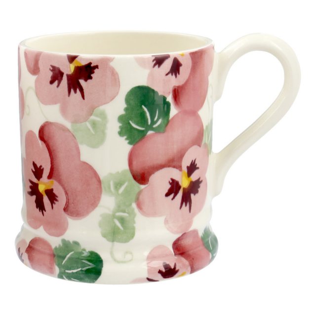 Emma Bridgewater Pink Pansy 1/2 Pint Mug