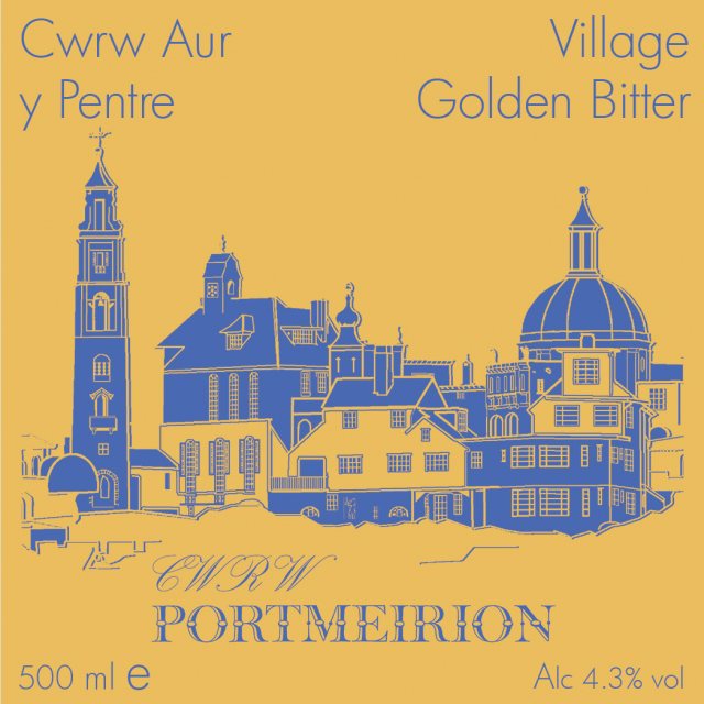Portmeirion Cwrw Aur Pentref - Village Golden Bitter
