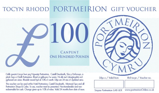 Portmeirion Shops £100 Portmeirion Gift Voucher