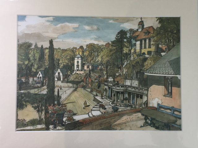 Portmeirion Cymru Portmeirion Village Green by F.W Baldwin