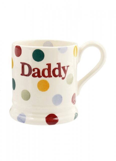 Emma Bridgewater Polka Dot Daddy 1/2 Pint Mug