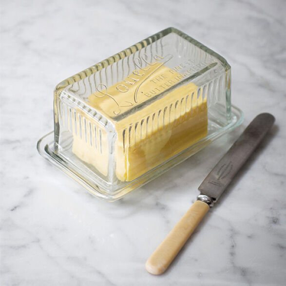 Garden Trading Louella Glass Butter Dish