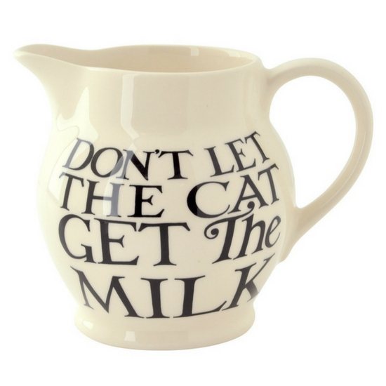 Emma Bridgewater Black Toast All Over 1/2 Pint Jug