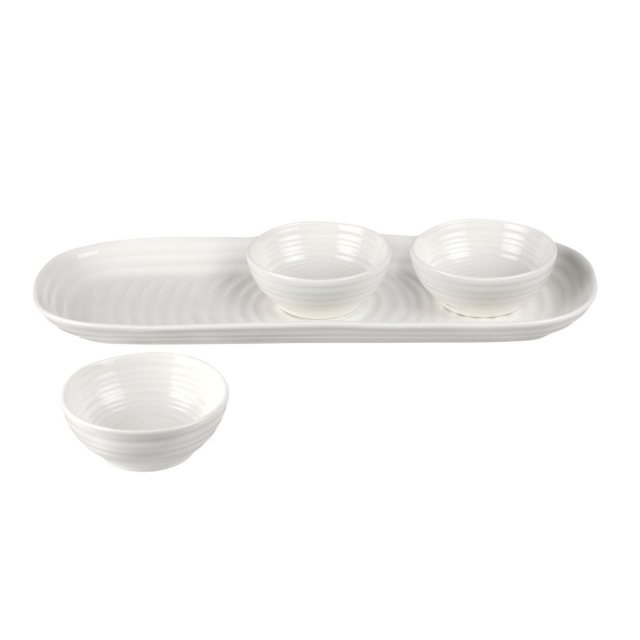 Sophie Conran for Portmeirion Sophie Conran 3 Bowl & Tray Set