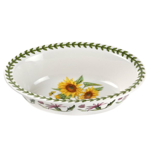 Portmeirion Pottery D/C   Botanic Garden Oval Pie Dish 8'