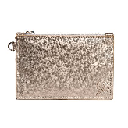 Sara Miller London Sara Miller Large Zip Purse - Pink Birds