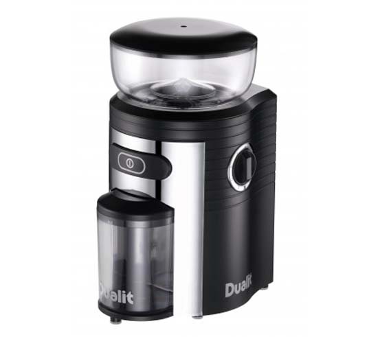 Dualit SMEG Espresso Coffee Machine With Grinder - Black