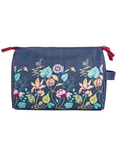 Sara Miller Bamboo Small Cosmetic Bag Black