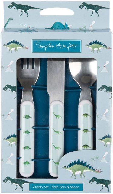 Sophie Allport Sophie Allport Dinosaurs Childrens Melamine Cutlery Set