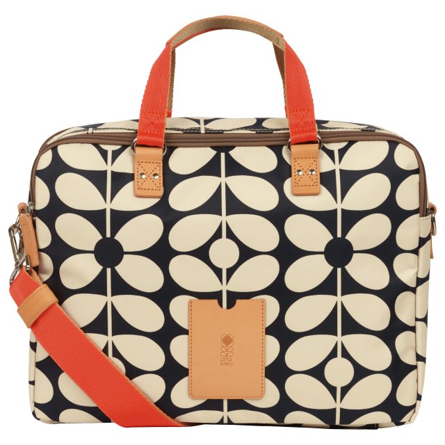 Orla Kiely Sara Miller Crane Garden Indigo Medium Gift Bag