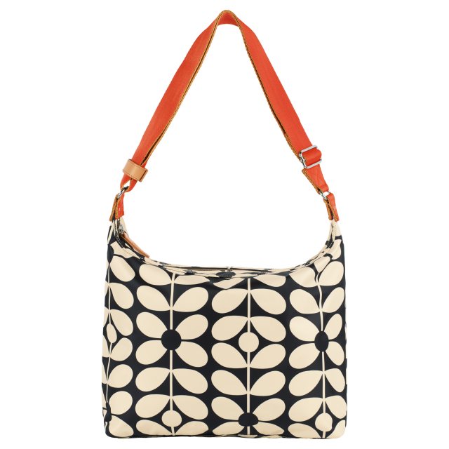 Orla Kiely Ashwood Tommy Large Leather Rucksack Tan