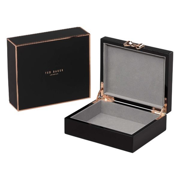 Ted Baker Black Gloss lacquered Jewellery Box Portmeirion Online