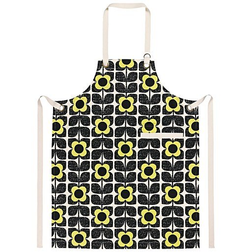 Orla Kiely Orla Kiely Apron Scribble Square Flower Primrose