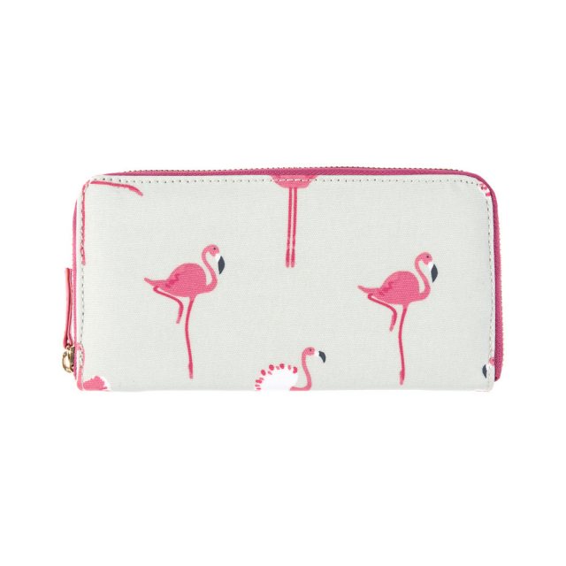 Sophie Allport Ashwood 8 Card Zip Large Leather Purse - Tan