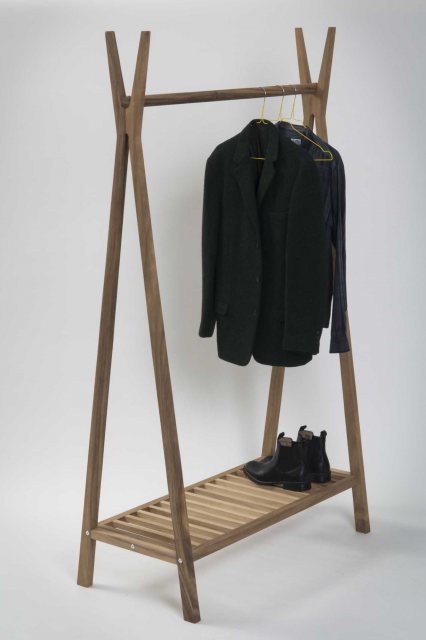 TOTEM CLOTHES AND SHOE RAIL - NATURAL