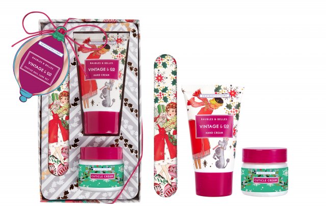 Vintage Baubles & Belles Festive Nailcare Set