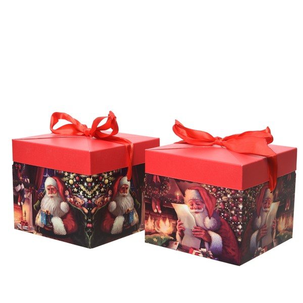 Classic Santa Giftbox 2asstd