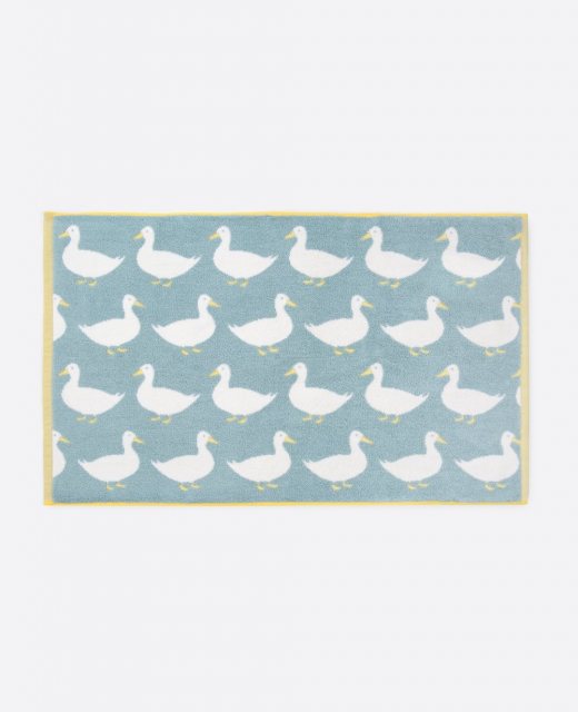 Anorak Laura Ashley Border Cotton Duck Egg Bath Mat