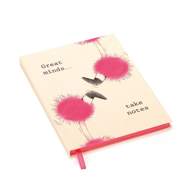 Jellycat Flaunt Your Feathers Great Mins Lined Notebook