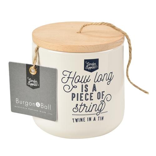 Burgon & Ball Twine Dispenser with 120m of Jute Twine