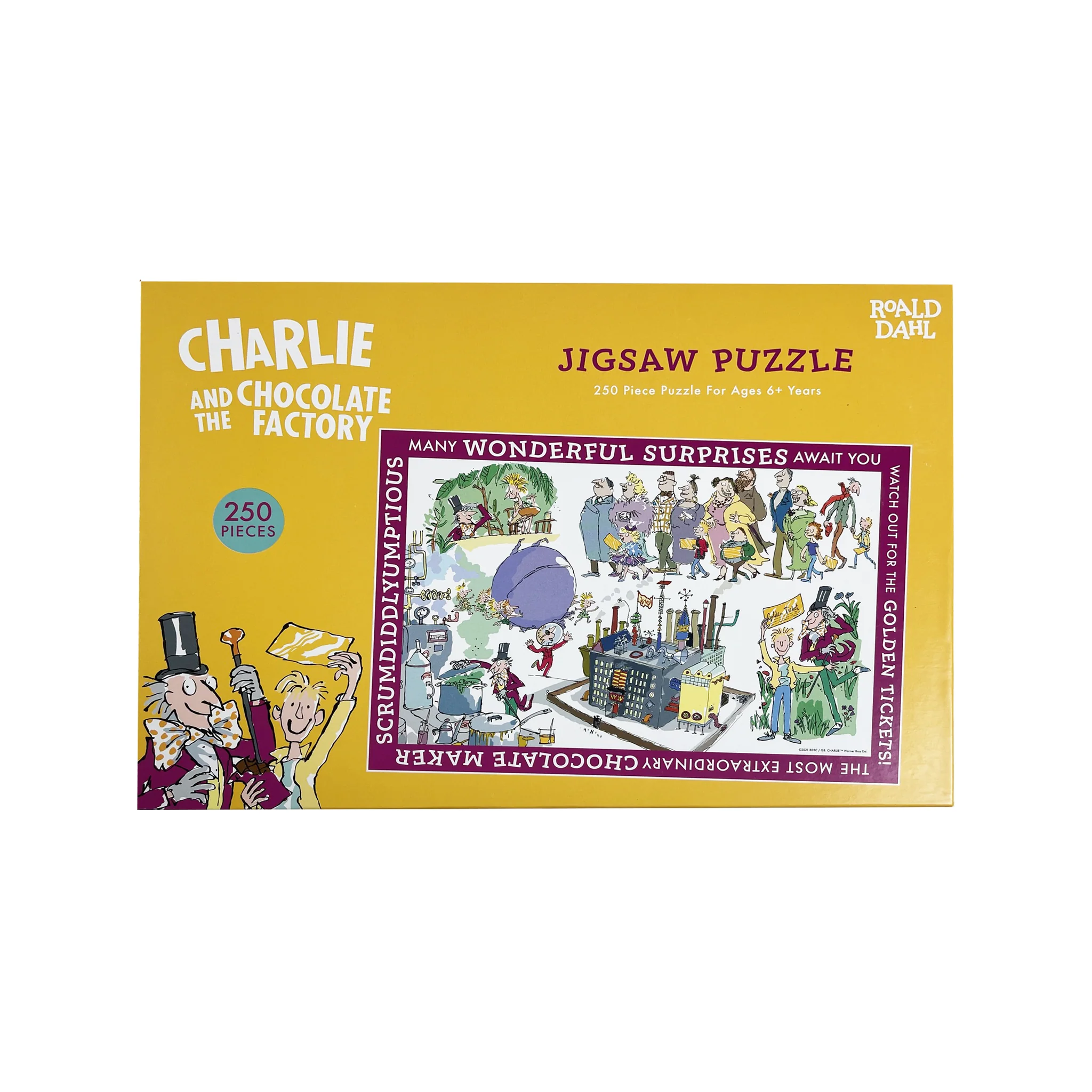 Roald Dahl Charlie & Chocolate Factory 250 Piece Puzzle