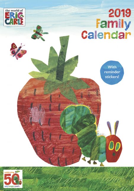 The Very Hungry Caterpillar D/C   Eric Carle A3 Family Calendar