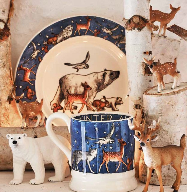 Emma Bridgewater Winter Animals 8 1/2' Plate