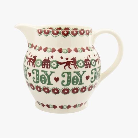 Emma Bridgewater Christmas Joy Red & Green 1.5pt Jug